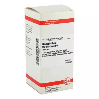 CAULOPHYLLUM THALICTROIDES D 4 tabletti, 200 tk