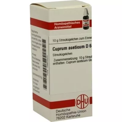 CUPRUM ACETICUM D 6 kapslit, 10 g