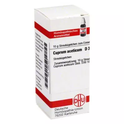 CUPRUM ACETICUM D 30 kapslit, 10 g CUPRUM ACETICUM D 30 kapslit, 10 g