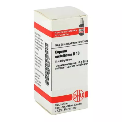 CUPRUM METALLICUM D 10 kapslit, 10 g