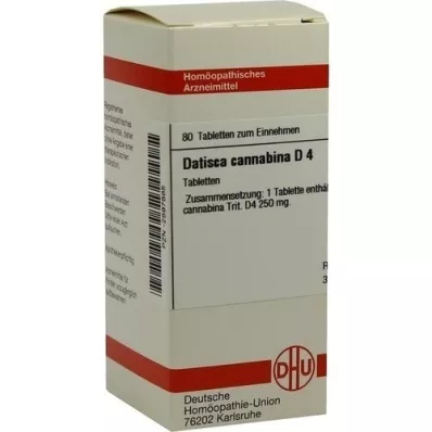 DATISCA cannabina D 4 tabletti, 80 tk