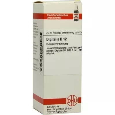 DIGITALIS D 12 Lahjendus, 20 ml