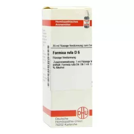 FORMICA RUFA D 6 Lahjendus, 20 ml