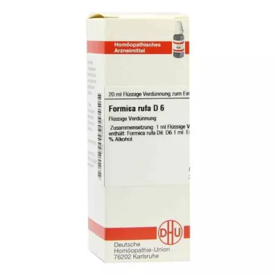 FORMICA RUFA D 6 Lahjendus, 20 ml
