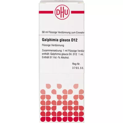 GALPHIMIA GLAUCA D 12 Lahjendus, 50 ml