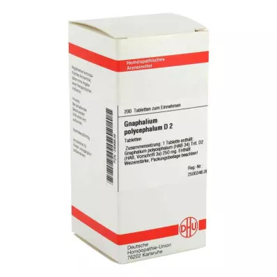 GNAPHALIUM POLYCEPHALUM D 2 tabletti, 200 tk
