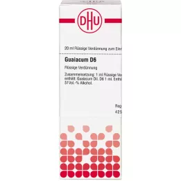 GUAIACUM D 6 Lahjendus, 20 ml