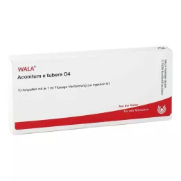 ACONITUM E tubere D 4 ampulli, 10X1 ml