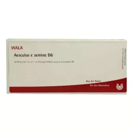 AESCULUS E semine D 6 ampulli, 10X1 ml
