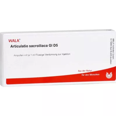 ARTICULATIO sacroiliaca GL D 5 ampulli, 10X1 ml