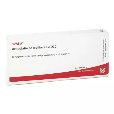 ARTICULATIO sacroiliaca GL D 30 ampulli, 10X1 ml