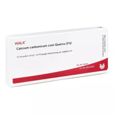 CALCIUM CARBONICUM CUM quercus D 12 ampulli, 10X1 ml CALCIUM CARBONICUM CUM quercus D 12 ampulli, 10X1 ml
