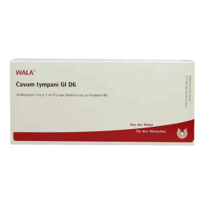 CAVUM tympani GL D 6 ampulli, 10X1 ml