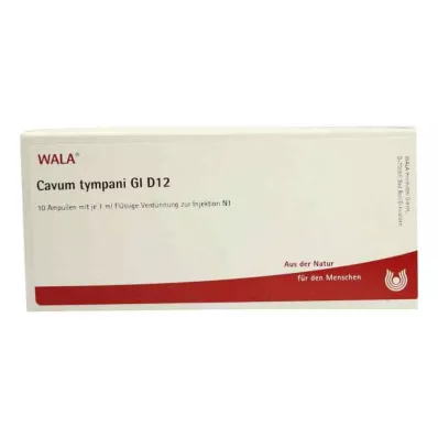 CAVUM tympani GL D 12 ampulli, 10X1 ml