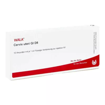 CERVIX uteri GL D 8 ampulli, 10X1 ml
