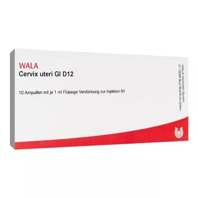 CERVIX uteri GL D 12 ampulli, 10X1 ml