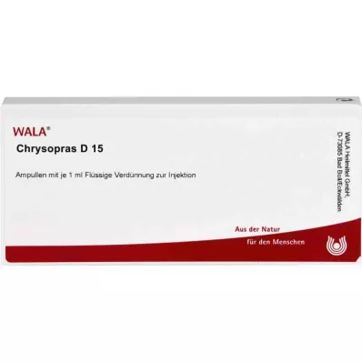 CHRYSOPRAS D 15 ampullid, 10X1 ml