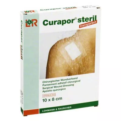 CURAPOR Haavaside steriilne läbipaistev 8x10 cm, 5 tk
