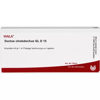 DUCTUS CHOLEDOCHUS GL D 15 ampullid, 10X1 ml