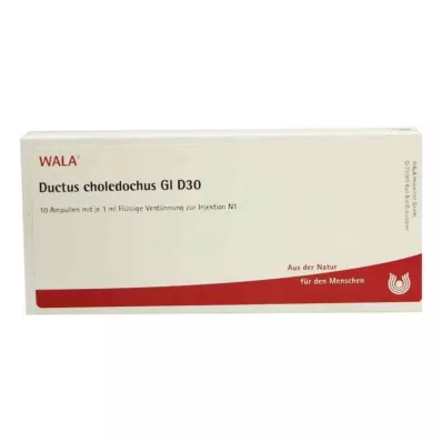 DUCTUS CHOLEDOCHUS GL D 30 ampulli, 10X1 ml