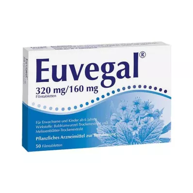 EUVEGAL 320 mg/160 mg õhukese polümeerikattega tabletid, 50 tk EUVEGAL 320 mg/160 mg õhukese polümeerikattega tabletid, 50 tk