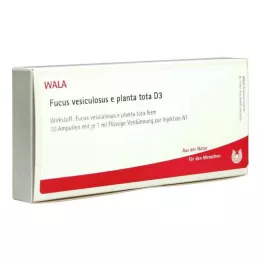 FUCUS VESICULOSUS E planta tota D 3 ampulli, 10X1 ml