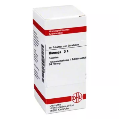 HARONGA D 4 tabletti, 80 tk HARONGA D 4 tabletti, 80 tk