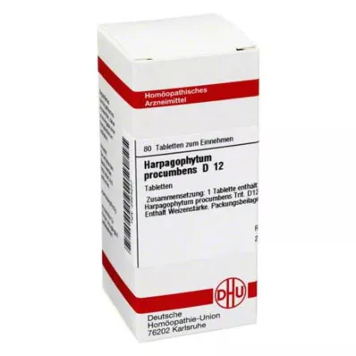 HARPAGOPHYTUM PROCUMBENS D 12 tabletti, 80 tk