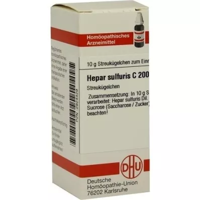 HEPAR SULFURIS C 200 graanulid, 10 g