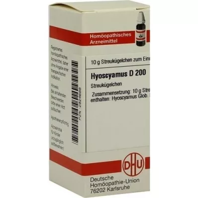 HYOSCYAMUS D 200 kapslit, 10 g