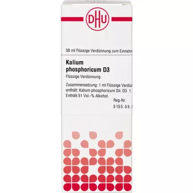 KALIUM PHOSPHORICUM D 3 Lahjendus, 50 ml