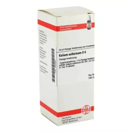 KALIUM SULFURICUM D 6 Lahjendus, 50 ml