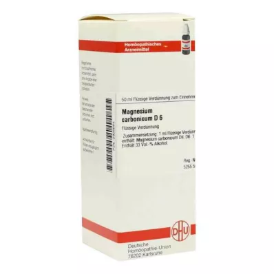 MAGNESIUM CARBONICUM D 6 Lahjendus, 50 ml