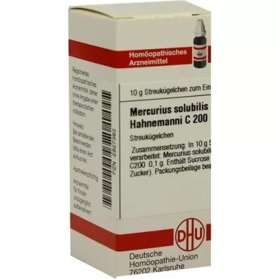 MERCURIUS SOLUBILIS Hahnemanni C 200 kapslit, 10 g