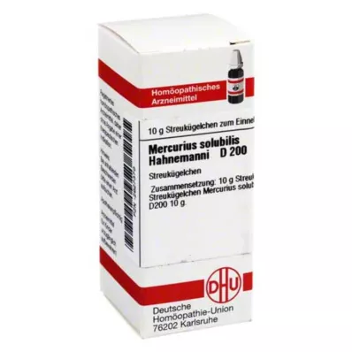 MERCURIUS SOLUBILIS Hahnemanni D 200 kapslit, 10 g