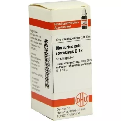 MERCURIUS SUBLIMATUS corrosivus D 12 kapslit, 10 g
