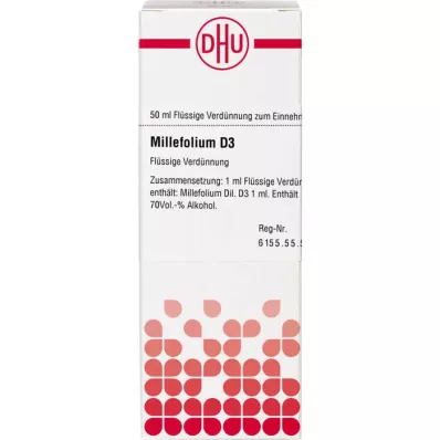 MILLEFOLIUM D 3 Lahjendus, 50 ml