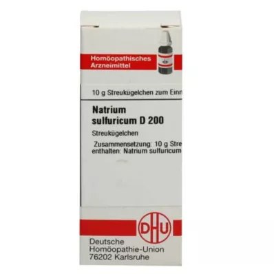 NATRIUM SULFURICUM C 200 graanulid, 10 g NATRIUM SULFURICUM C 200 graanulid, 10 g