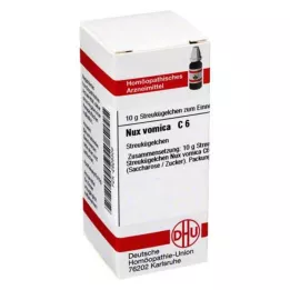 NUX VOMICA C 6 graanulid, 10 g