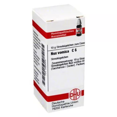 NUX VOMICA C 6 graanulid, 10 g NUX VOMICA C 6 graanulid, 10 g