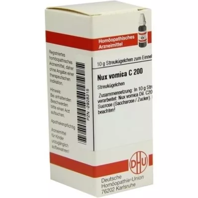 NUX VOMICA C 200 graanulid, 10 g