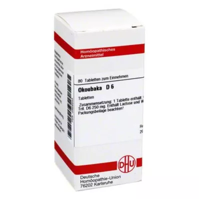 OKOUBAKA D 6 tabletti, 80 tk