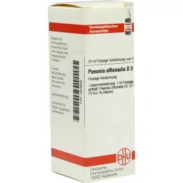 PAEONIA OFFICINALIS D 3 Lahjendus, 20 ml