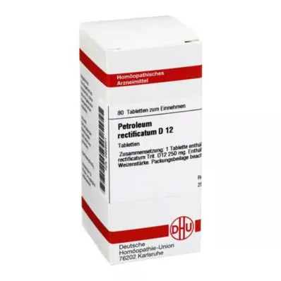 PETROLEUM RECTIFICATUM D 12 tabletti, 80 tk