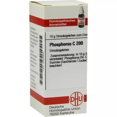 PHOSPHORUS C 200 graanulid, 10 g