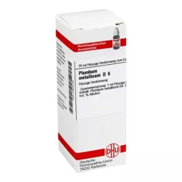 PLUMBUM METALLICUM D 6 Lahjendus, 20 ml