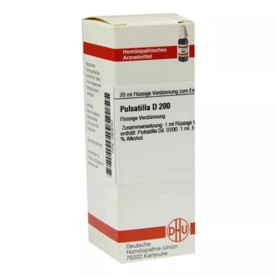 PULSATILLA D 200 lahjendus, 20 ml PULSATILLA D 200 lahjendus, 20 ml