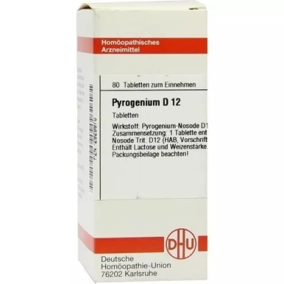 PYROGENIUM D 12 tabletti, 80 tk