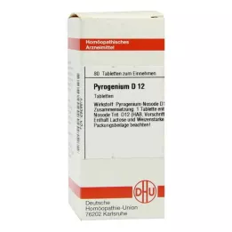 PYROGENIUM D 12 tabletti, 80 tk