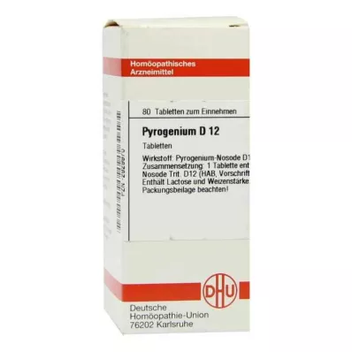 PYROGENIUM D 12 tabletti, 80 tk